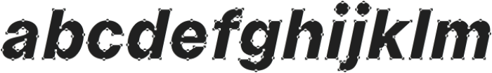 Noad Sans Rglr Italic ttf (400) Font LOWERCASE