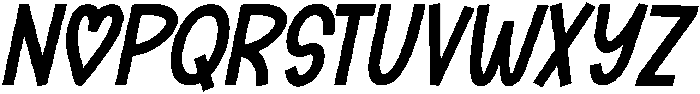 Noah Notes Italic otf (400) Font UPPERCASE