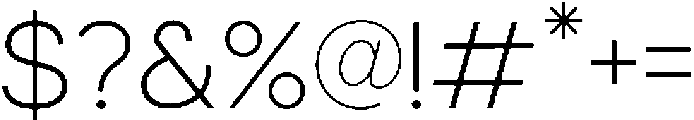 Noar ExtraLight otf (200) Font OTHER CHARS