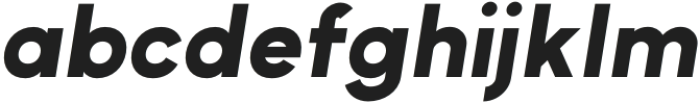 Nobel Uno Black Italic otf (900) Font LOWERCASE