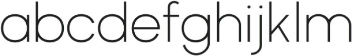 Nobel Uno ExtraLight otf (200) Font LOWERCASE