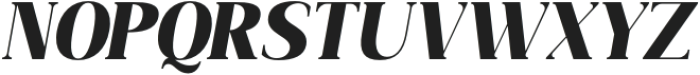 Noble Elegant Italic otf (400) Font UPPERCASE