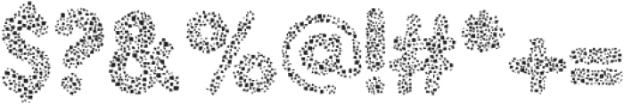 Nobumi Blot Rough otf (400) Font OTHER CHARS