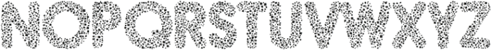 Nobumi Blot Rough otf (400) Font UPPERCASE