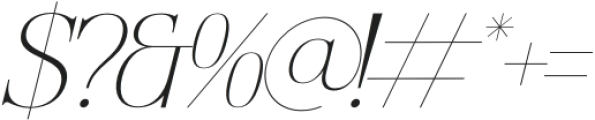 Nocashe Italic otf (400) Font OTHER CHARS