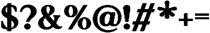 Noctera Black otf (900) Font OTHER CHARS