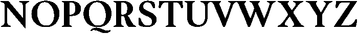 Noctera Black otf (900) Font UPPERCASE