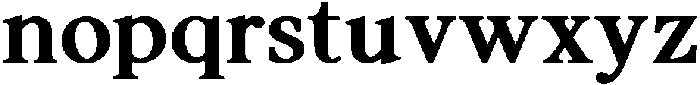 Noctera Black otf (900) Font LOWERCASE