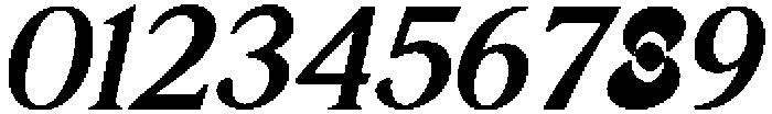 Noctera Bold Italic otf (700) Font OTHER CHARS