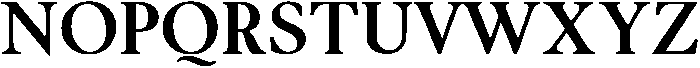 Noctera Extra Bold otf (700) Font UPPERCASE