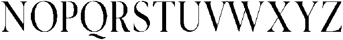 Noctera Extra Light otf (200) Font UPPERCASE