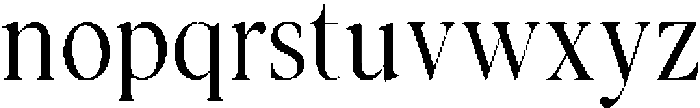 Noctera Extra Light otf (200) Font LOWERCASE
