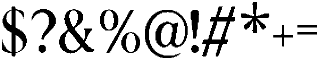 Noctera Light otf (300) Font OTHER CHARS