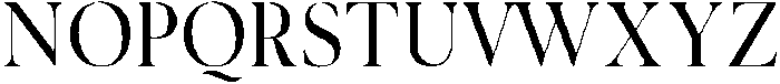 Noctera Light otf (300) Font UPPERCASE