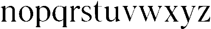 Noctera Light otf (300) Font LOWERCASE