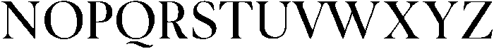 Noctera Medium otf (500) Font UPPERCASE