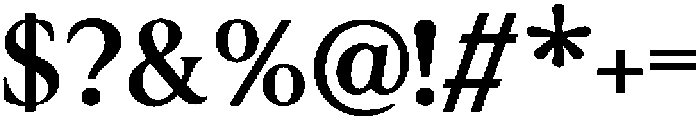 Noctera Semi Bold otf (600) Font OTHER CHARS