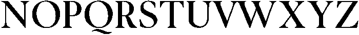 Noctera Semi Bold otf (600) Font UPPERCASE