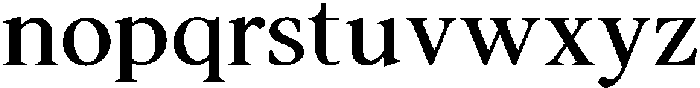 Noctera Semi Bold otf (600) Font LOWERCASE