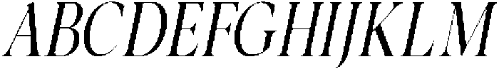 Noctera Thin Italic ttf (100) Font UPPERCASE