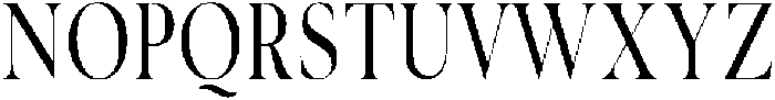 Noctera Thin otf (100) Font UPPERCASE