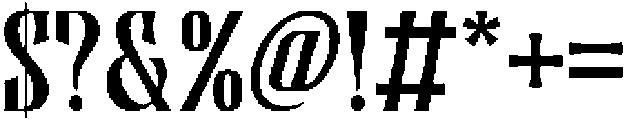 Nocthira otf (400) Font OTHER CHARS