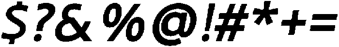 Noctiluca-BoldItalic otf (700) Font OTHER CHARS