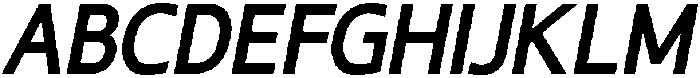 Noctiluca-BoldItalic otf (700) Font UPPERCASE