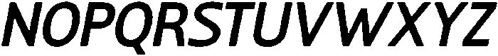 Noctiluca-BoldItalic otf (700) Font UPPERCASE