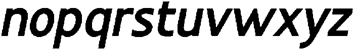 Noctiluca-BoldItalic otf (700) Font LOWERCASE