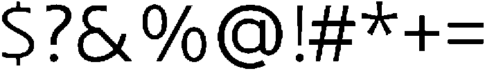 Noctiluca Light otf (300) Font OTHER CHARS