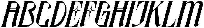 Nocture Stars Regular otf (400) Font UPPERCASE