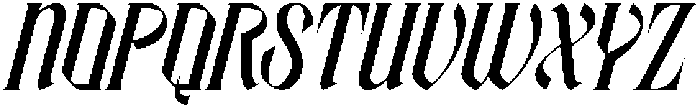 Nocture Stars Regular otf (400) Font UPPERCASE