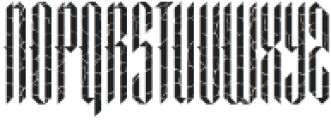 Nocturnal Texture otf (400) Font LOWERCASE