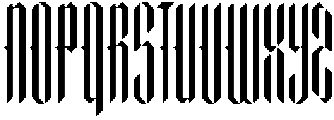 Nocturnal otf (400) Font LOWERCASE