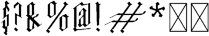 Nocturnal otf (400) Font OTHER CHARS