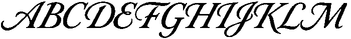 Nocturne Dramatic Script otf (400) Font UPPERCASE