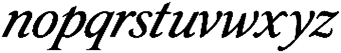 Nocturne Dramatic Script otf (400) Font LOWERCASE
