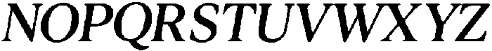 Nocturne Dramatic Serif otf (400) Font UPPERCASE