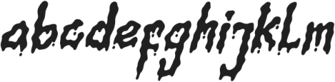 Nocturnus Sigil Italic otf (400) Font LOWERCASE