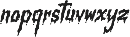 Nocturnus Sigil Italic otf (400) Font LOWERCASE