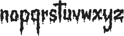 Nocturnus Sigil otf (400) Font LOWERCASE