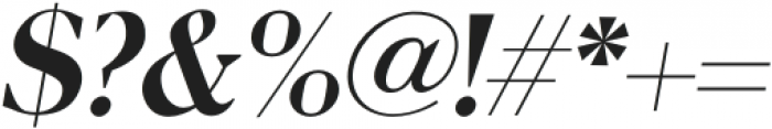 Node Display Bold Italic otf (700) Font OTHER CHARS