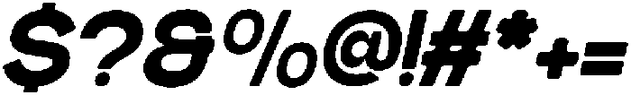 Noffixa Slant otf (400) Font OTHER CHARS
