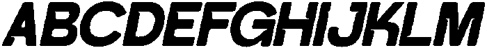 Noffixa Slant otf (400) Font UPPERCASE