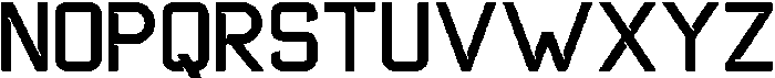 Nofraz otf (400) Font LOWERCASE