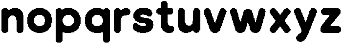 Noggle Regular otf (400) Font LOWERCASE