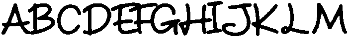 Nogili ttf (400) Font UPPERCASE