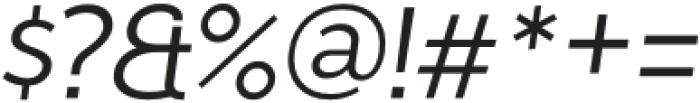 Noiche Regular Italic otf (400) Font OTHER CHARS