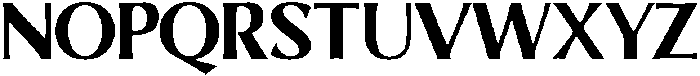 Noir Amour Bold otf (700) Font UPPERCASE